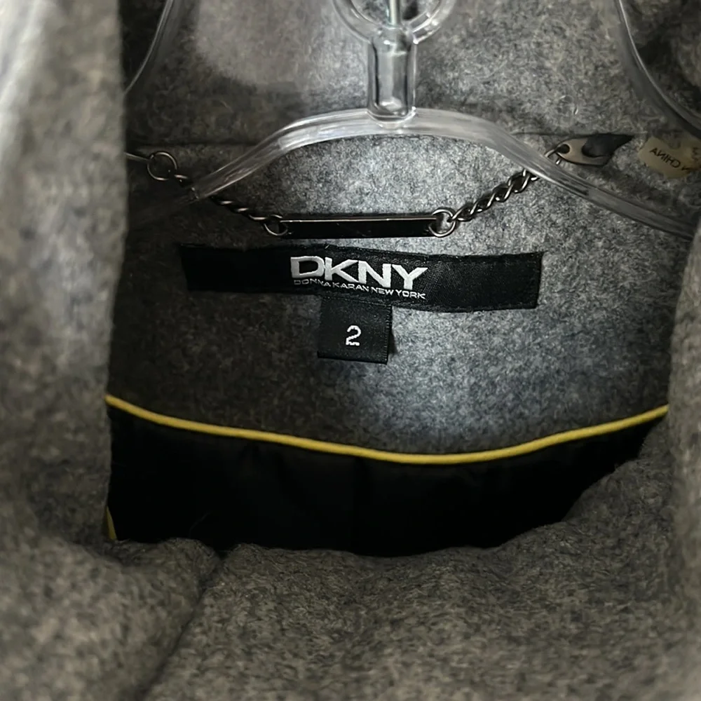 NWT DKNY gray coat - Picture 5 of 9